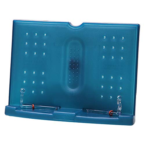 No branded Elinala Atril para Libros, Atril Estudio, Soporte de Libro de Lectura Fijo, Ajustable, Plegable, Antideslizante, Portátil, Portátil para el Hogar y la Escuela.(Verde Oscuro)