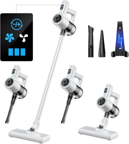 �X�e�B�b�N�N���[�i�[ �u2026�N�v35000Pa�p���t���z�� LCD�^�b�`�p�l�� �R�[�h���X �Ǌ|���[�d�z���_�[ 45���A���g�p�\ �d���|���@ Type-C�[�d�Ή� 2�i�K�p���[�ؑ� �X�^���h�@�\�t�� 360°���E��]��90°�㉺�� �L�k�p�C�v HE