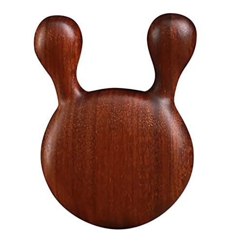 Baiweass Eyes Facial Wood Gua Sha Tool, Natural Sandalwood Wooden Nose Guasha Massage Tools Anti-Static, Face Manual Massager Tool cover