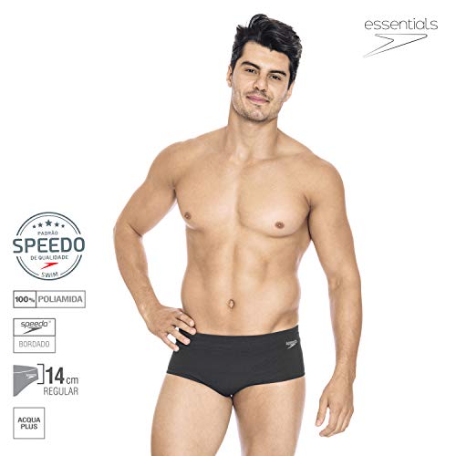 Speedo Sunga Hidroshort Acquaplus Homens M Cinza