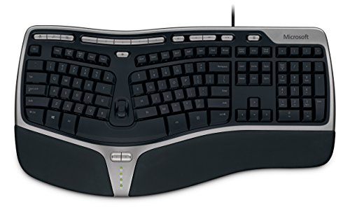 Microsoft Natural Ergonomic Keyboard 4000 f/Business - Teclado (USB, QWERTY, 0-35 °C, Negro, -40-60 °C, 5-80%)