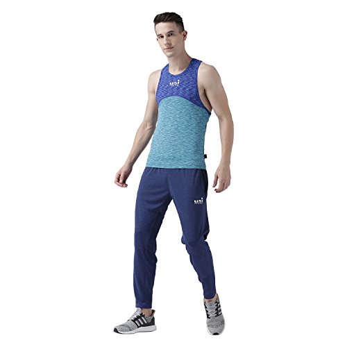 Image of USI UNIVERSAL Blue and Aqua Training T-Shirt for Men Small