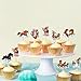 40 Pack Horse Cupcake Toppers Animal Horse Investec Derby Day Cupcake Picks Racing Party Theme Baby Shower Equestrian Party Decorations Supplies
