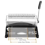 Dettaglio amazon basics rilegatrice per dorsi