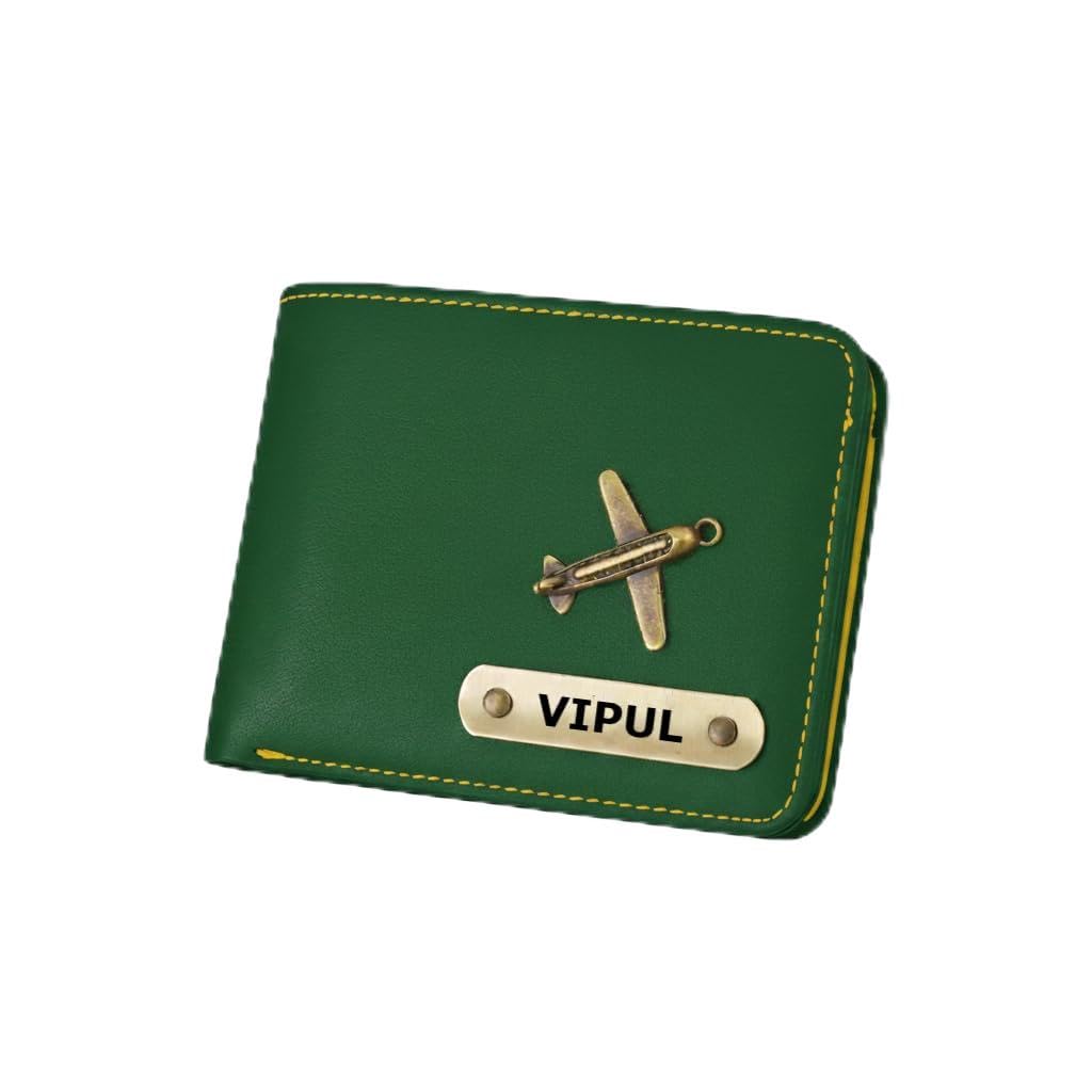 Customised/Personalize Mens Wallet Anniversary or Birthday Gift for Husband/Brother/Boyfriend/Friend - Green Wallet 05-image-29