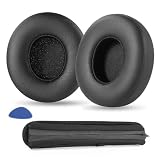 TaiZiChangQin Cuscinetti auricolari di ricambio compatibili con Beats by Dr. Dre Solo 4 Wireless On-Ear Bluetooth cuffie proteiche in pelle