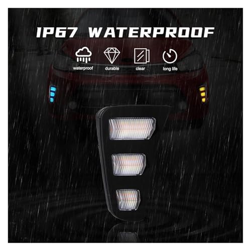 Intermitente indicador lateral Kia Pegas 2018 2019 luces circulación diurna LED 5