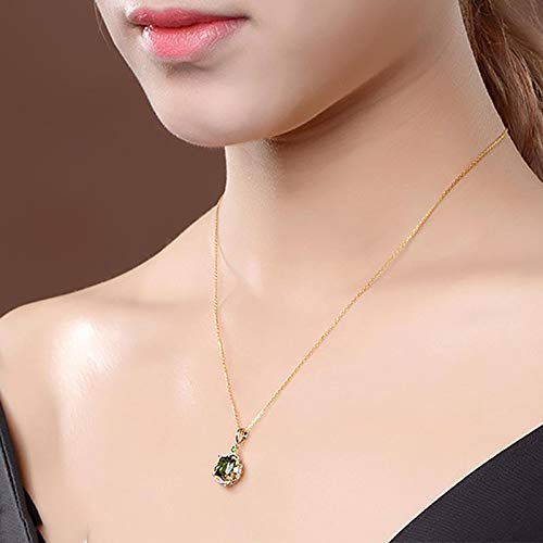 Collier émeraude en argent 925 de prestige pour sublimer le décolleté