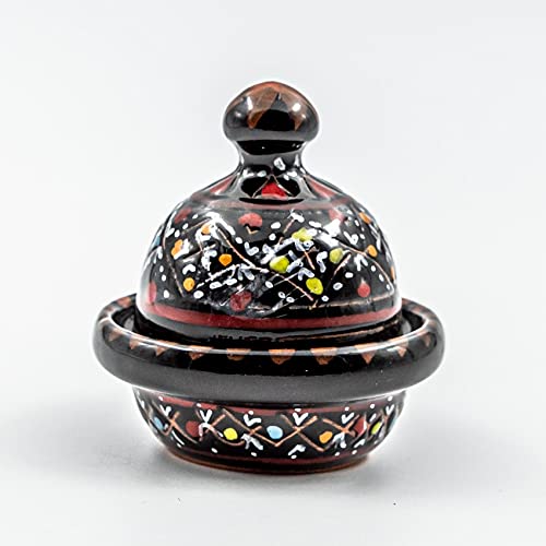 Mini tajín multifunción – Marrakech negro – D 8 cm