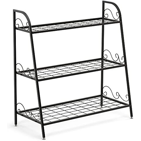 TANGZON 3-Tier Vintage Metal Plant Stand Cover