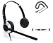TruVoice HD-550 Deluxe Double Ear Headset with Noise Canceling Mic and Bottom Cable That Works with Mitel, Nortel, Avaya Digital, Polycom VVX, Shoretel, Aastra, Fanvil, Digium Phones