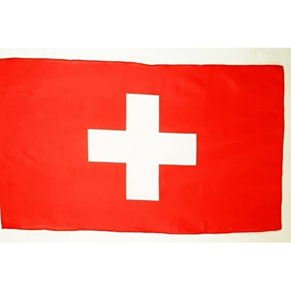 Drapeau Suisse 250x150 cm AZ FLAG pour mât sans risque de déchirure