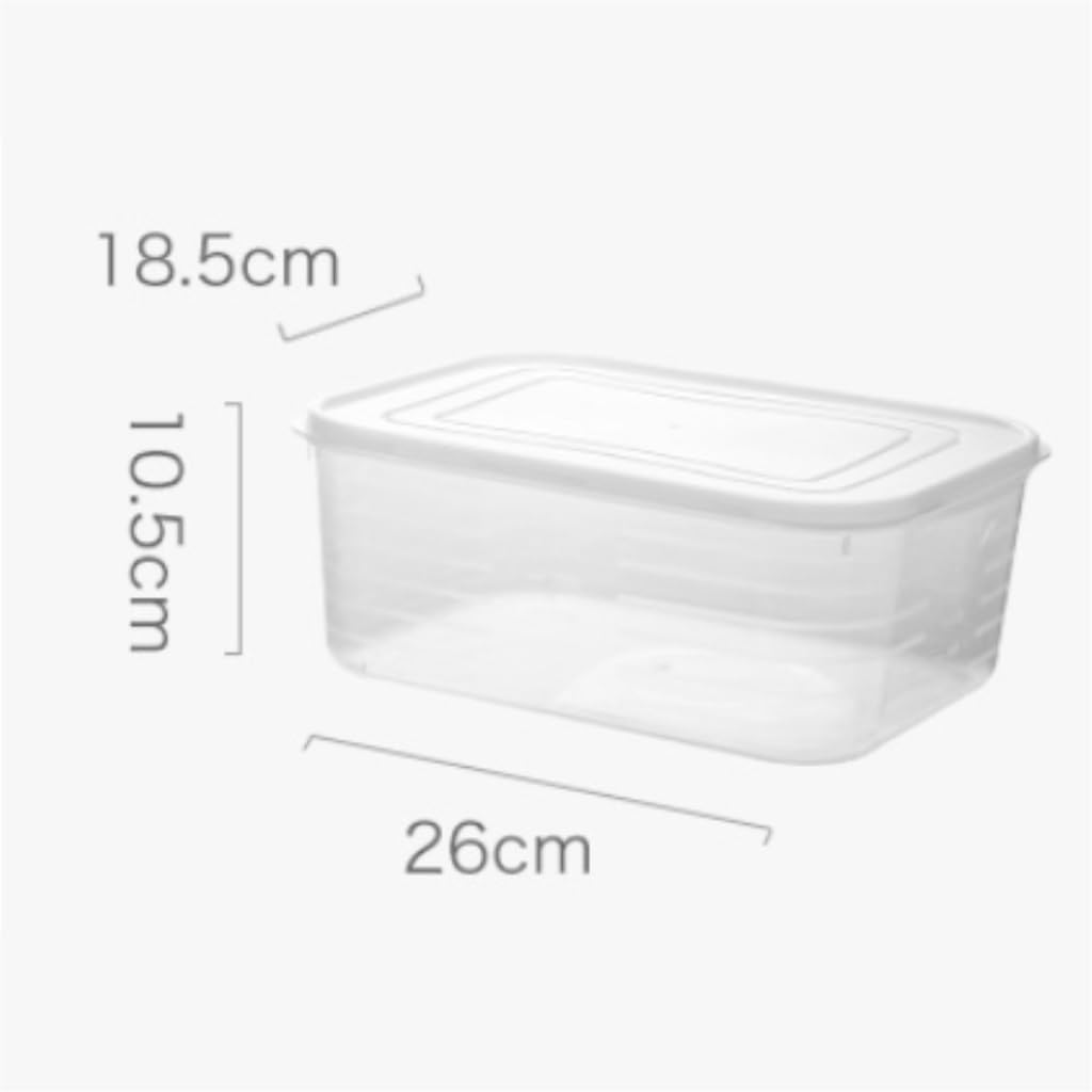 Recipientes para Alimentos Caja de almacenamiento Caja de almacenamiento for refrigerador Caja de almacenamiento for congelador Caja for refrigerador rectangular con tapa para Refrigerador Frutas Vege