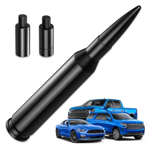 Antenne courte 50 Cal Silverado et GMC Sierra 2014-2025 noir mat
