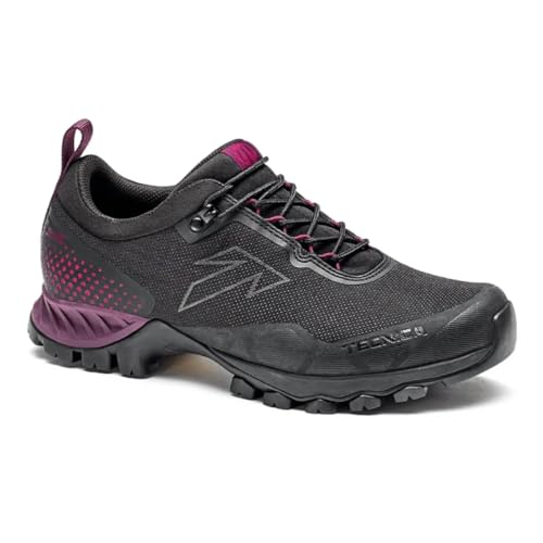 Tecnica Plasma S GTX Women's Hiking Shoe, Laguna, 9.5 (Black/Deep Fiori, US Footwear Size System, Adult, Women, Numeric, Medium, 6.5)