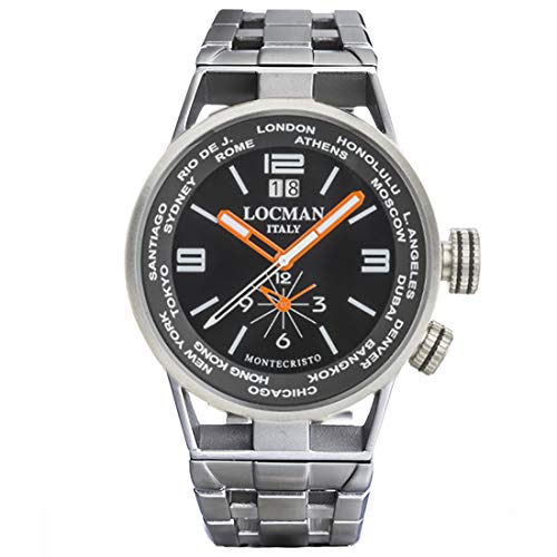 Locman Orologio Uomo Dual Time Montecristo