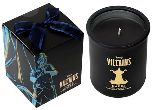 Bougie Disney Hadès parfum de luxe narcisse et piment 252g