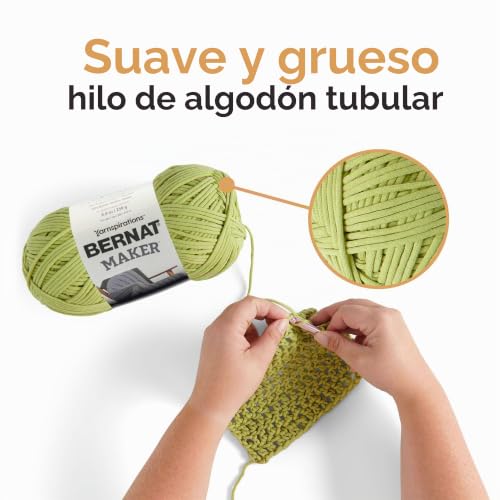 Hilo Bernat Maker Soft crema de 500g ideal para tejer amigurumis 7