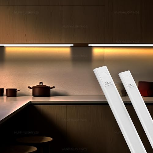Murphy 2 Feet Led Under Cabinet Lighting, 8W Under Cabinet And Under Counter Lighting, Led Profile Light : Warm White, Pack Of 1(Others) Aluminium alloy,Acryl and LED