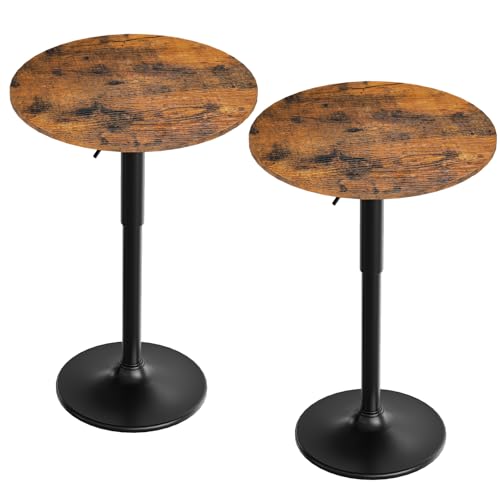 HOOBRO Adjustable Bar Table Pair
