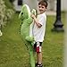 Tezituor 49.2inches Huge Lizard Stuffed Animals, Soft Long Chameleon Plush Body Pillow for Boys Girls, 4.1ft Realistic Green Stuffed Chameleon Plush Reptile Toy Birthday for Kids