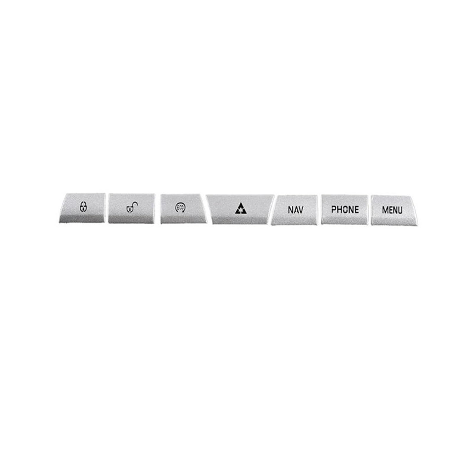 for Jaguar for XF 2012-2015 Car Central Control Gear Shift Panel Buttons Covers Stickers Trim Interior Accessories Car Interior Mouldings(Style 4)