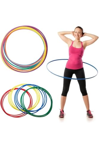 3 Adet Bel Çevirme Çemberi 60 cm Hulahop Renkli Hula Hop Hulalop Çember Jimnastik Çemberi Hulohop