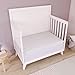 Bundle of Dream On Me Aden 4-in-1 Mini Crib & Holly 3” Portable Crib Mattress | Greenguard Gold Certified, Space-Saving Design, Adjustable Height, Waterproof Easy-Clean Cover