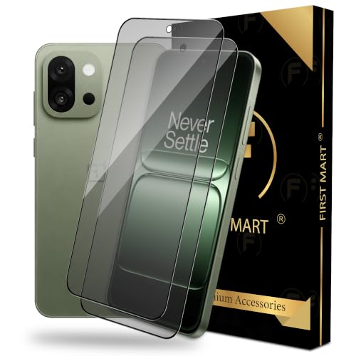 Image of FIRST MART Military-Grade Matte Anti-Glare Tempered Glass for OnePlus 13s and Oneplus 13T (6.32 Inch) With Installation Kit | Edge to Edge Coverage |Anti Glare, Bubble-Free [2 Pack]