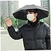MOUNTTU 2PCS Umbrella Hat Folding Comfortable Anti-UV Waterproof Portable Hands Free Umbrella for Outdoor Fishing Hat for Kids Hands Free Hats Head