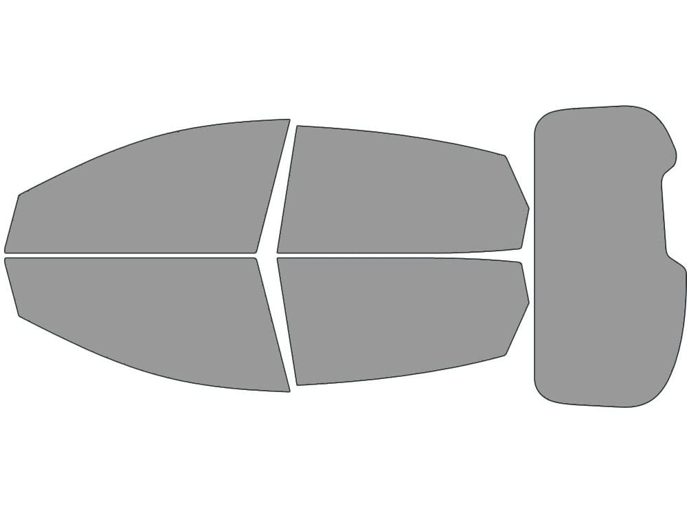 Rvinyl Window Tint Kit Compatible with Nissan Ariya 2023-2023 - Complete Precut Kit - 50%