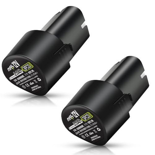 mAh 12V バッテリー 2.0Ah 大容量 2個セット 充電器付き 長時間作業可能 充電式 リチウムイオン電池 多数保護機能搭載 小型 軽量 バッテリーパック 12Vポリッシャー用電池 電動ドリルドライバー ディスクグラインダー 1 2V 電動工具用 バッテリー PSE認証済み