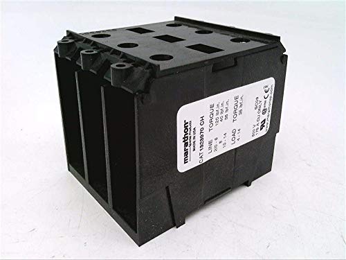 MARATHON SPECIAL PRODUCTS 1323970 3 Pole 600V, 175 AMP, Power Distribution Block