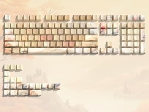Image of dagaladoo Keyboard keycaps,Double Shot PBT keycaps
