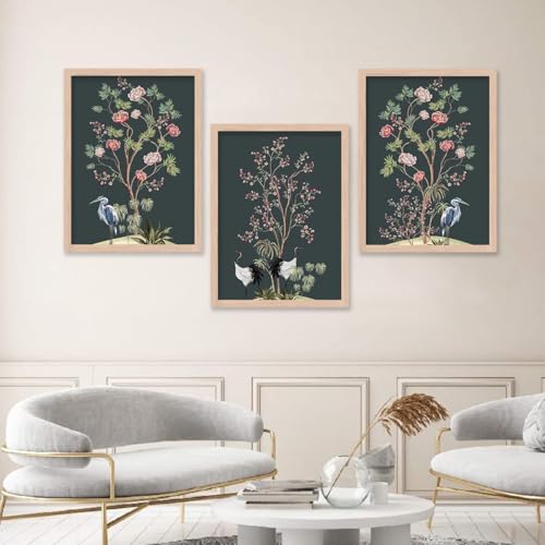 Image of kotart Modern Framed Wall Art for Decoration - Living Room, Bedroom - Big Size Painting Set of 3 (Art 10, 19x25 inch)