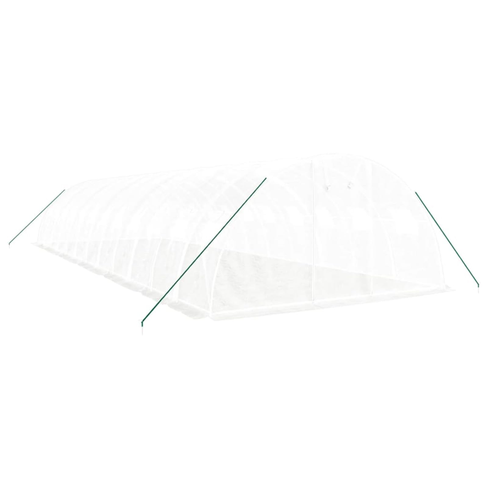 ShGaxin Szklarnia z białą stalową ramą 48 m² 12 x 4 x 2 m, szklarnia ogrodowa, szklarnia ogrodowa, szklarnia ogrodnicza, szklarnia ogrodnicza-3188076