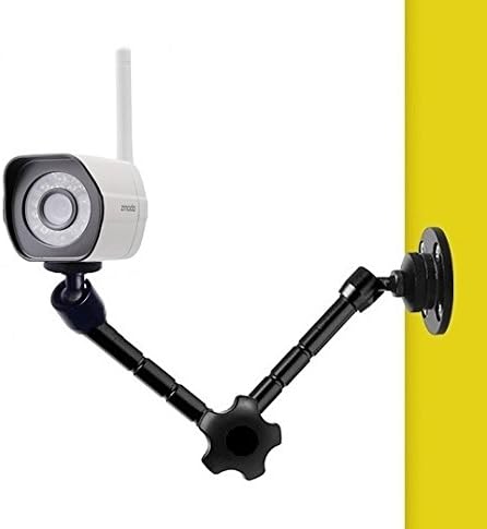 11 Inch Wall,Tree,Hunting Articulating Magic Arm Mount Holder Stand for Indoor, Outdoor IP Cameras, Security Cameras,Surveillance Cameras(1/4'' Screw)