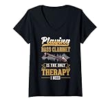 Este motivo Playing Bass Clarinet is the only Therapy I need es perfecto para ti si eres clarinetista bajo y tocas el clarinete bajo.