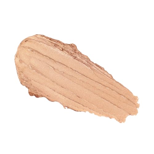 Image of Nudestix Nudies Glow Highlighter Stick - Multi-Use Cream Highlighter for Cheeks, Eyes & Body with Built-In Brush | Dewy, Radiant Finish | Clean, Vegan & Travel-Friendly Makeup