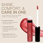 Palladio Lip Gloss, Non-Sticky Lip Gloss, Contains Vitamin E and Aloe, Offers Intense Color and Moisturization, Minimizes Lip Wrinkles, Softens Lips with Beautiful Shiny Finish, Passion Pink - Image 5
