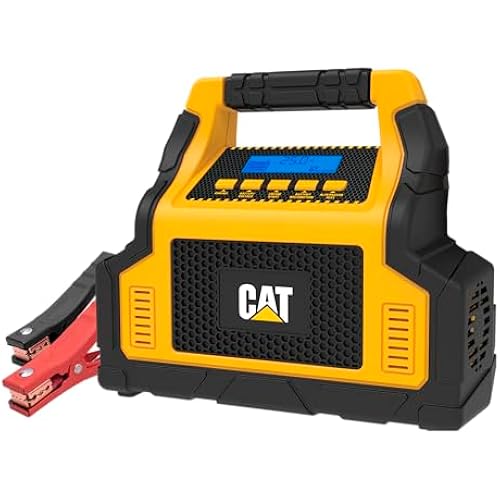 Caterpillar CBC100E Professional 25 Amp Battery Charger, 3 Amp Battery Maintainer with 100 Amp Engine Start