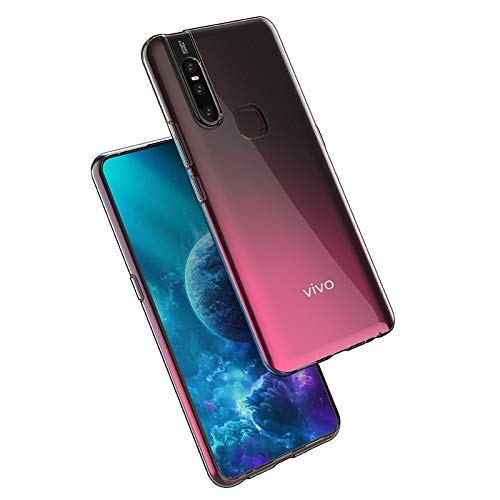 Image of Case Creation Brand - Mobile Cover for Vivo V15 (Soft & Flexible Back Case), Transparent
