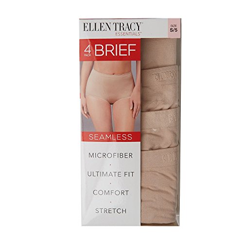 Ellen Tracy Essentials 4-pack Microfiber Brief XXL