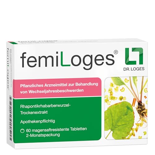 femiLoges - 60 Tabletten - Pflanzliche Unterstützung in den Wechseljahren - 2 Monatspackung