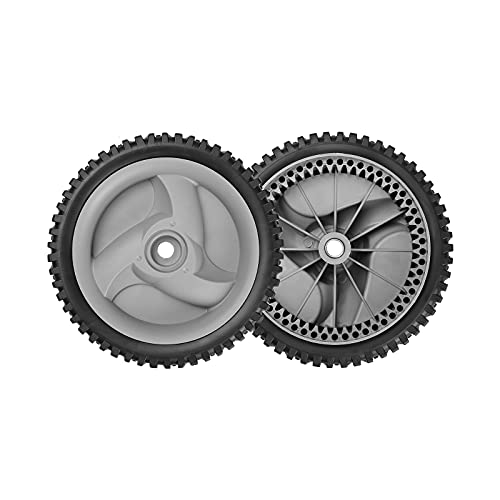 Fourtry 583719501 Front Wheels Fit for Craftsman Mower 194231X460 Drive Tires Wheels Fit for Craftsman & HU Self Propelled Lawn Mower Tractor Replaces 194231X427 532403111 2 Pack
