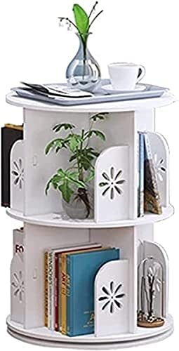 Étagère de rangement simple rotative à 360 degrés pour créer un coin lecture chaleureux