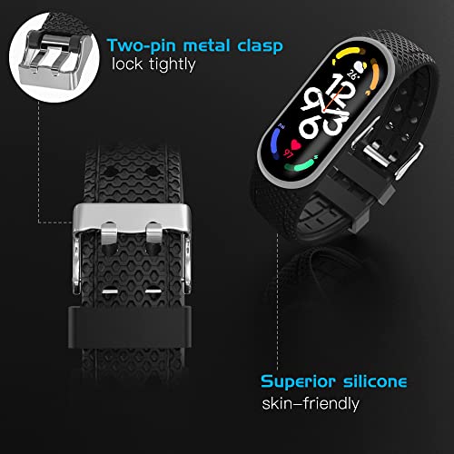 MoKo 2 Pack Straps Compatible with Xiaomi Mi Band 7/Smart Band 7 - Image 3