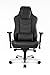 Akracing Office Série Onyx Siège Gaming, Cuir véritable, Noir, One