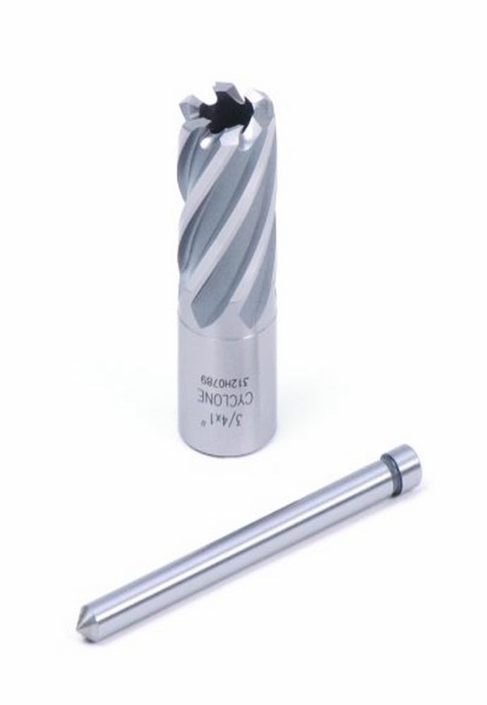 Evolution CC750 3/4-Inch Diameter x 1-Inch Depth of Cut Cyclone High Speed Steel Annular Cutter, Silver