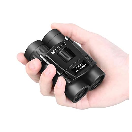 BRIGENIUS 8x21 Small Binoculars, Compact Binoculars for Adults Kids Bird Watching, Mini Pocket Lightweight Binoculars for Opera Concert Theater